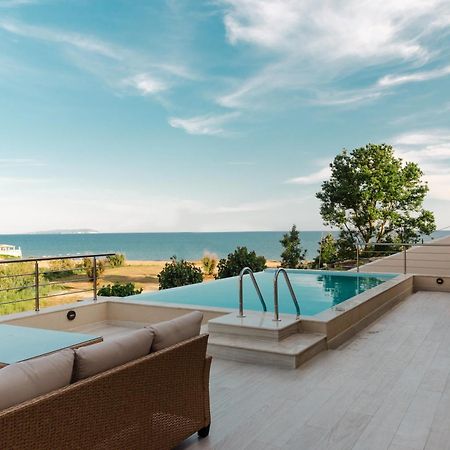Villa Vasillis-Heated Swimming Pool With Infinity View Vitaládes Exteriér fotografie