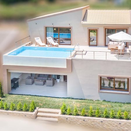 Villa Vasillis-Heated Swimming Pool With Infinity View Vitaládes Exteriér fotografie